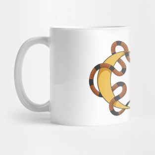 Snake and Moon Esoteric Emblem Mug